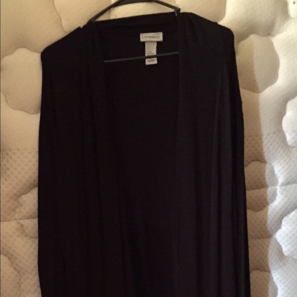 Black cardigan sweater. Worn a couple of times.