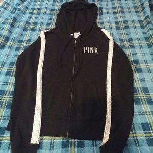 Victoria secret pink zip up sweatshirt