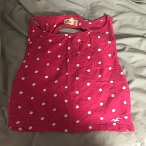 Pink crop top