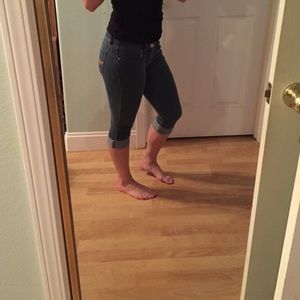 Dark Wash Jean Capris