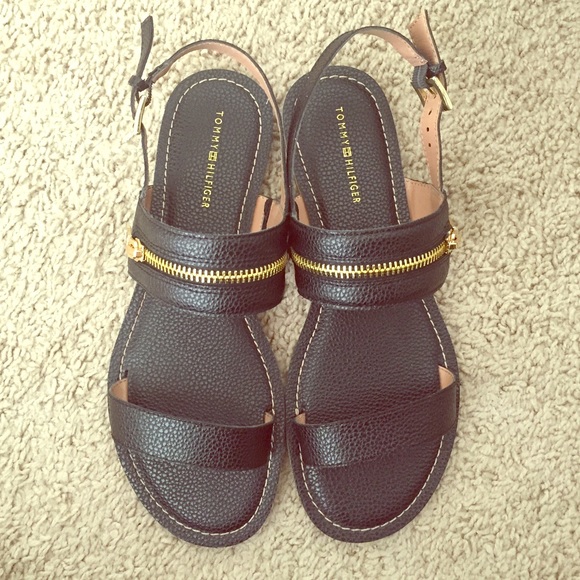 Tommy Hilfiger Black Lani Sandal