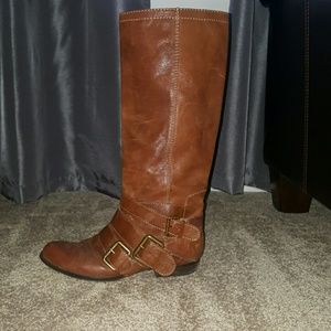 Vintage Tan Riding Boot