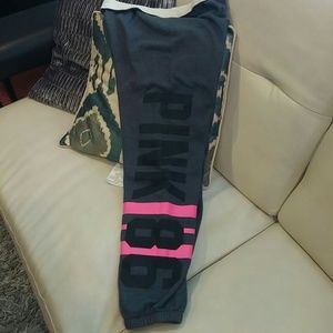 LIKE NEW Victoria secret pink joggers