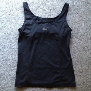 Reebok yoga fitness running top with shelf bra.