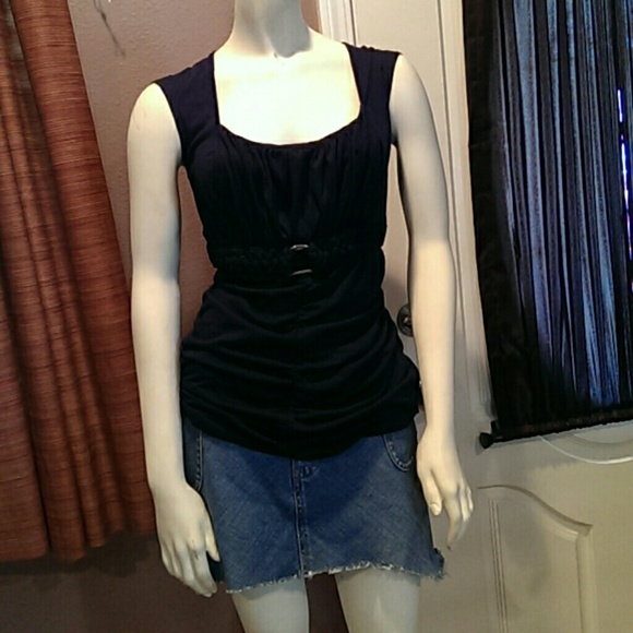 Navy blue blouse