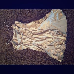 Silver silk Victoria's Secret nightie