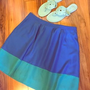 J crew color block skirt