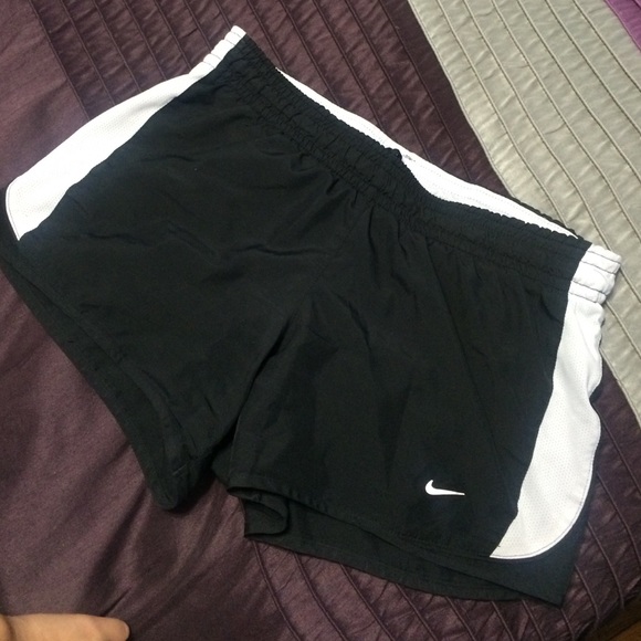 black nike running shorts!