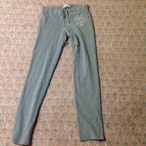 Sweatpants boot cut not cuffed