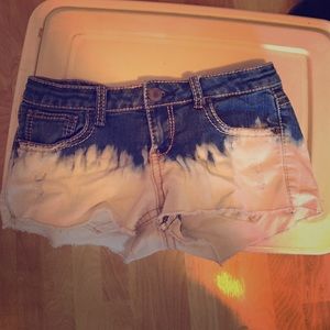 Ombré Jean Shorts