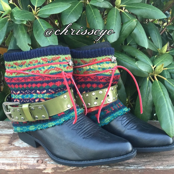 Hot Tomato Shoes - Vintage reworked cowboy boots😍