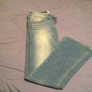 Hollister boot cut jeans!