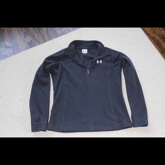 Women's Under Armour Black Fleece 1/4 Zip