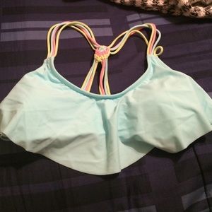 Baby Blue Bikini Top