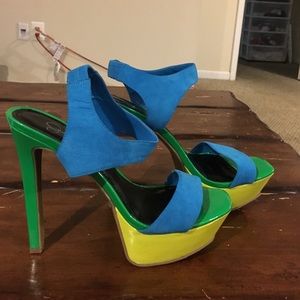 Colorblock platform sandal - Jessica Simpson