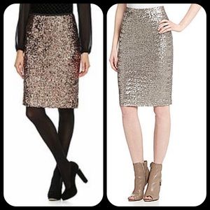 CREMIEUX SEQUIN SKIRT