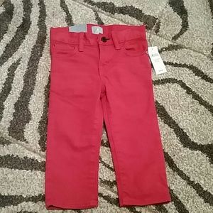 Baby Gap Baby Boy Red Skinny Jeans