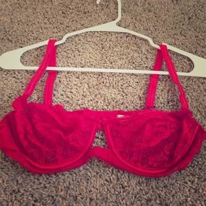 Victoria Secret Red Lace Bra