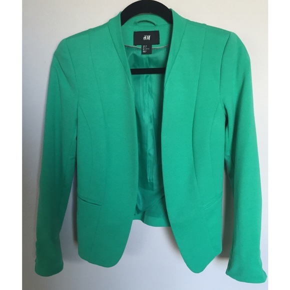 H&M green blazer. Very cute perfect for going out