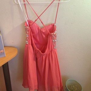 Beautiful bejeweled dress!