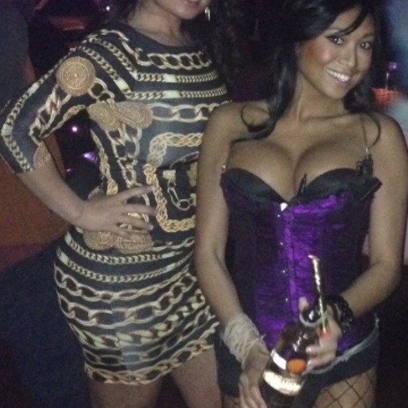 Black and Gold Dress