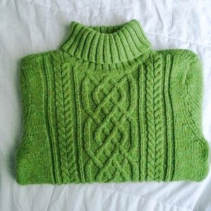 Pretty Green Turtleneck Sweater