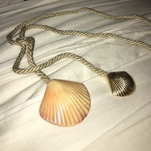 Mermaid Seashell & Rope Necklace