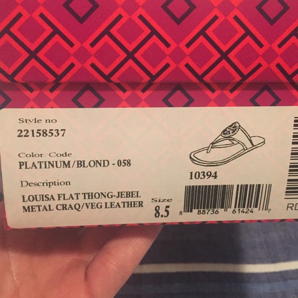 **SOLD** Tory Burch Louisa Flat Thong - Picture 2 of 4