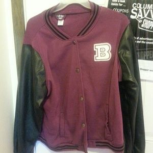Purple /black jacket  size  3x.