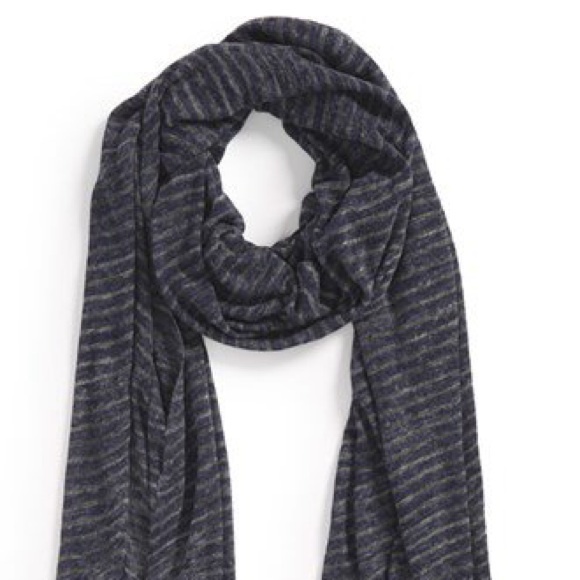 John Varvatos Striped Scarf
