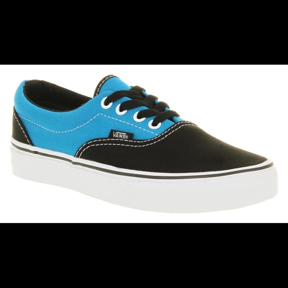 Black and blue vans women's size 8 men's size 6.5