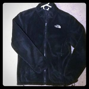 North Face sweat shirt.