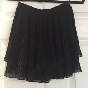 Urban Outfitters Black Ruffle Skirt Ecote brand