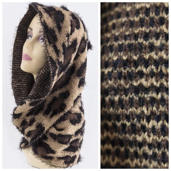 ‼️LAST ONE Faux Fur Infinity Scarf B199 - Picture 3 of 4