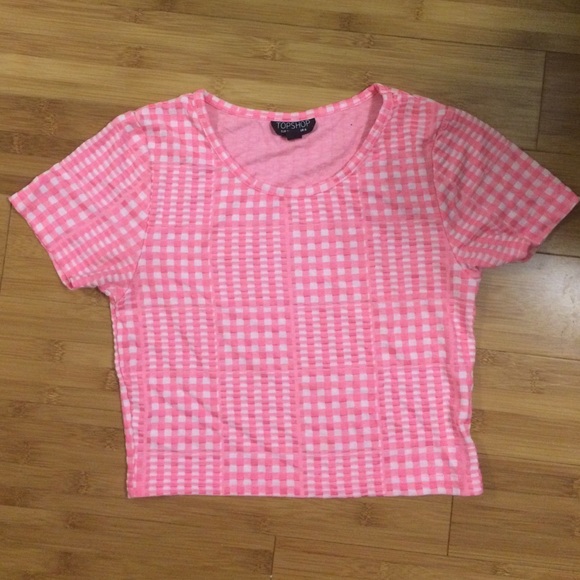 Checkered Crop Top