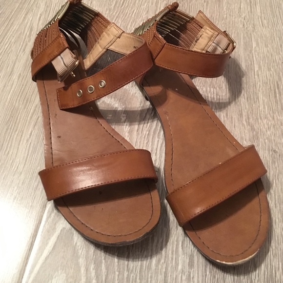 Tan sandals
