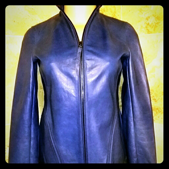 ✔Kenneth Cole leather jacket - Picture 1 of 4