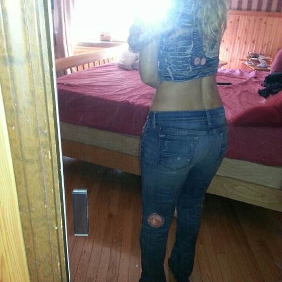 Denim halter top - Picture 3 of 4