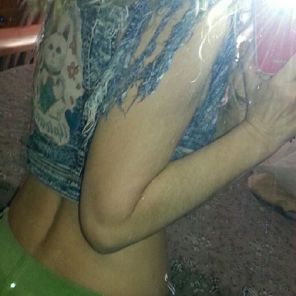 Denim halter top - Picture 4 of 4