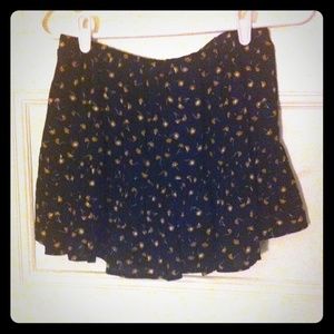 Floral mini skirt