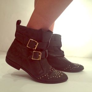 Top shop studded ankle boots