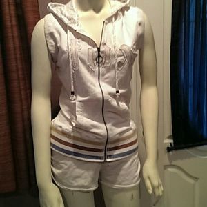 Fox shorts track suit