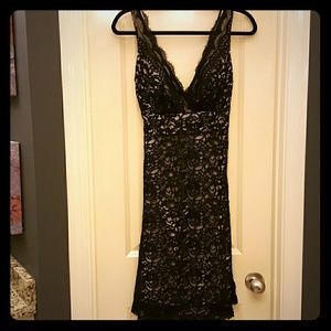 Black Lace White House Black Market dress