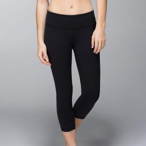 Lululemon Wunder Under Crop *Full-On Luon