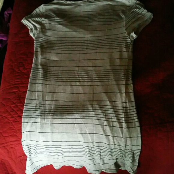 Cabin grey shirt sleeved  striped top - Picture 3 of 3