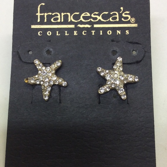 Starfish diamond earrings BOGO!