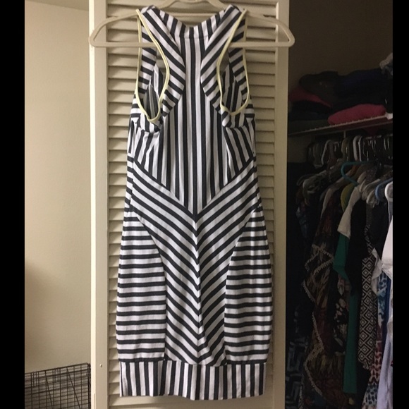 Bebe Striped Racerback Mini Dress - Picture 2 of 4