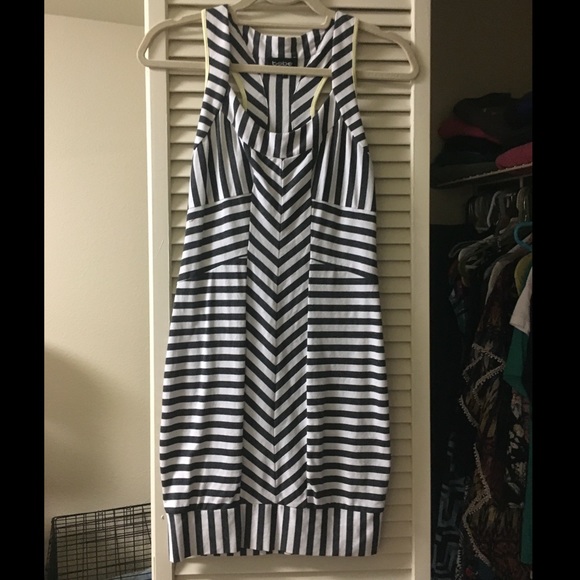 Bebe Striped Racerback Mini Dress - Picture 3 of 4