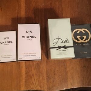 Chanel, Gucci, and dolce bundle