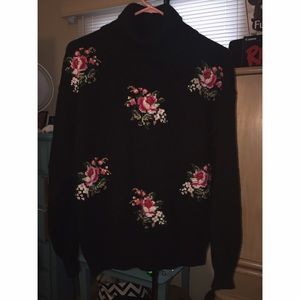 Vintage Floral Sweater